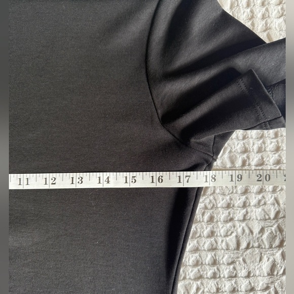 THEORY Black Supima Cotton T-Shirt Mini Dress Women’s Small Short Sleeve NWOT - Picture 9 of 9